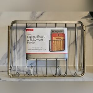 2 BNWT - Ashley By 26 Cutting Board & Bakeware Rack Holders / Organizers